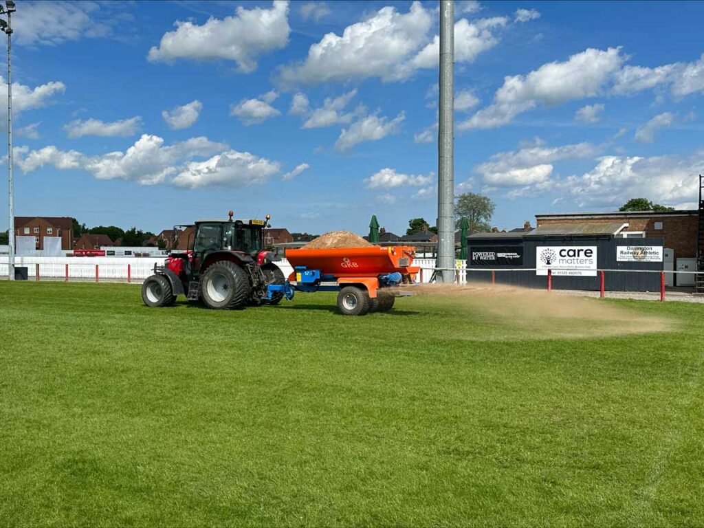 Mansfield Sand Sets New Standards for Cutting Edge Grounds Maintenance